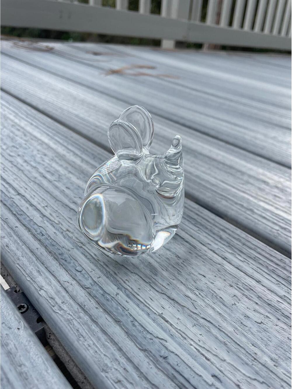 Glass Mouse Figurine or Paperweight